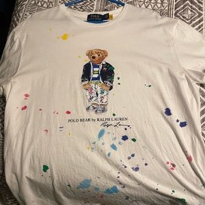 Polo Ralph Lauren Bear splatter shirt